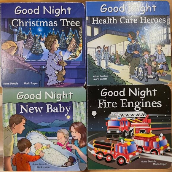 Good Night Board Books Lot Of 4 Healthcare Heros New Baby by Adam Gamble... - Picture 1 of 5